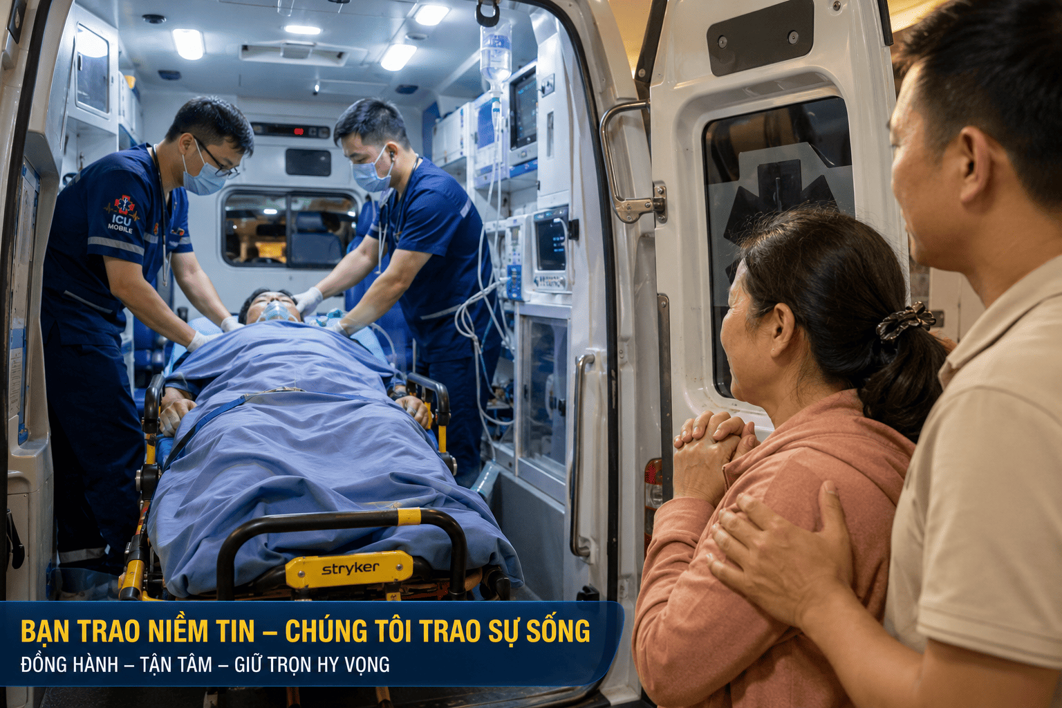 Mang đến sự an tâm tuyệt đối cho người nhà bệnh nhân.